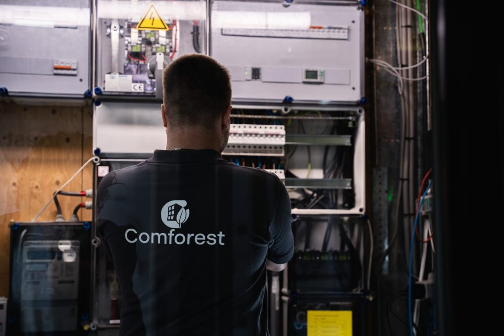 Comforest bouwt de slimme techniek in